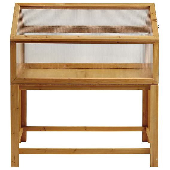 G. Grow Wooden Cold Frame With Legs